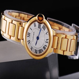 Cartier Ballon Bleu de Cartier W6920008 28mm 18K Gold Case Womens Watch