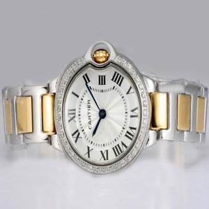 Cartier Ballon Bleu de Cartier W6920033 Round Stainless Steel Case Watch