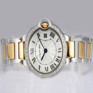 Cartier Ballon Bleu de Cartier W6920034 White Dial Stainless Steel Case Watch
