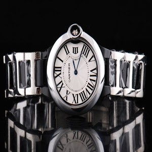 Cartier Ballon Bleu de Cartier w6920047 Stainless Steel Case White Dial Round Watch