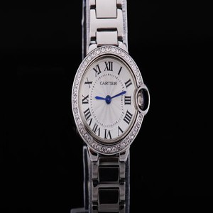 Cartier Ballon Bleu de Cartier WE9009Z3 Round Stainless Steel Case Midsize Watch