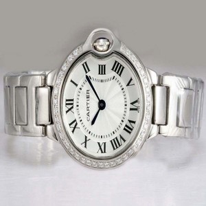 Cartier Ballon Bleu de Cartier WE9009Z3 Silver Stainless Steel Strap 28mm Womens Watch