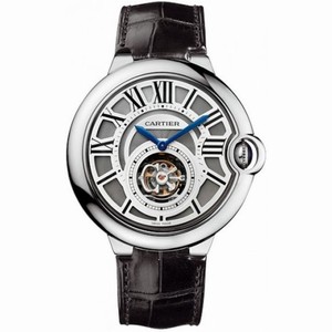 Cartier Ballon Bleu Flying Tourbillon XL 18 kt White Gold Men's Watch W6920021