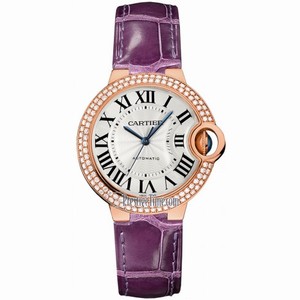 Cartier Ballon Bleu Silver Dial Ladies Watch WE902066