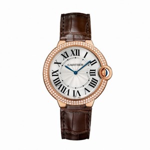 Cartier Ballon Bleu Silver Dial Men's Watch WE902055