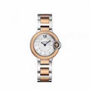 Cartier Ballon Bleu Silver Dial Stainless Steel Men's Watch Ladies Watch W3BB0005