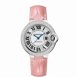 Cartier Ballon Bleu Silver Flinque Dial Ladies Watch WE902067