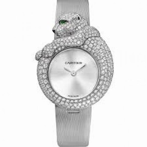 Cartier Bestiaire Feline De Cartier Silver Dial Ladies Watch HPI00341