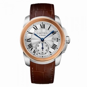 Cartier Calibre De Cariter 18k Rose Gold Men's Watch W2CA0002