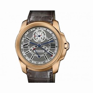 Cartier Calibre de Cartier Automatic Perpetual Date 18 kt Rose Gold Men's Watch W7100029