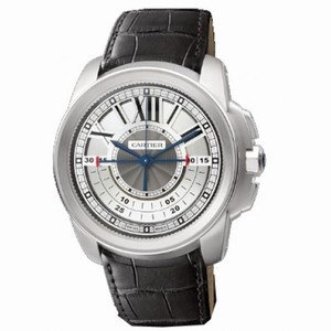 Cartier Calibre de Cartier Central Chronograph 18 kt White Gold Men's Watch W7100005