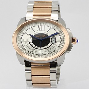 Cartier Calibre de Cartier W7100005 Rose Gold Case 42mm White Dial Watch