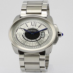 Cartier Calibre de Cartier W7100007 Automatic White Dial Stainless Steel Bezel Watch