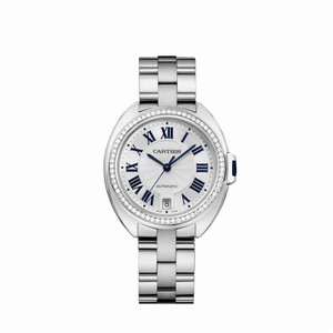 Cartier Cle Flinque Sunray Effect Dial Ladies Watch WJCL0007