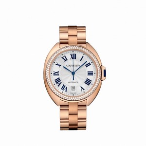 Cartier Cle Flinque Sunray Effect Dial Ladies Watch WJCL0009