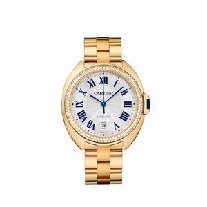 Cartier Cle Flinque Sunray Effect Dial Ladies Watch WJCL0010