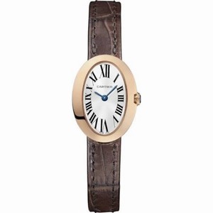 Cartier Mini Baignoire Silver Dial Ladies Watch W8000017