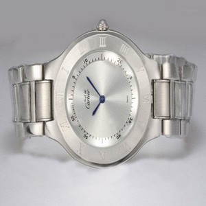 Cartier Must 21 W10109T2 Midsize Man:36mm / Lady:27mm Stainless Steel Case Watch