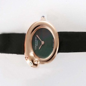 Cartier Panther 082253 Quartz Stainless Steel with Rose Gold Bezel Watch