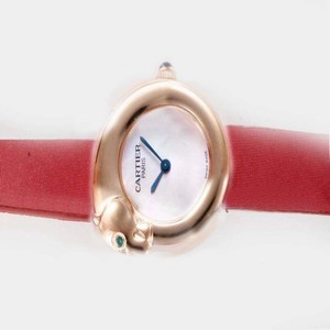 Cartier Panther WAES2549 Stainless Steel Case Round Womens Watch