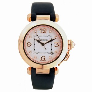 Cartier Pasha 18kt Rose Gold Diamond 32mm Watch WJ117736