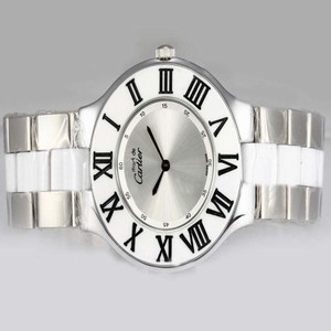 Cartier Pasha de Cartier 1598 Silver Stainless Steel Strap Man:36mm / Lady:26mm Watch
