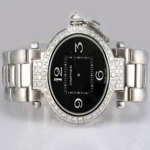 Cartier Pasha de Cartier 2324 Stainless Steel Case Mens Watch