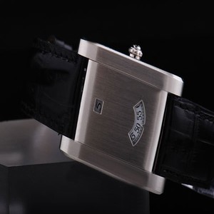 Cartier Pasha de Cartier CT376 White Dial Black Cow Leather Strap Watch