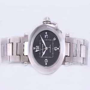Cartier Pasha de Cartier W31047M7 Silver Stainless Steel Strap Mens Round Watch