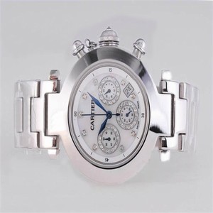 Cartier Pasha de Cartier w31074M7 Quartz Chronograph 36mm Watch