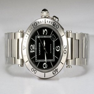 Cartier Pasha de Cartier w31077M7 Round Mens Stainless Steel Case Watch