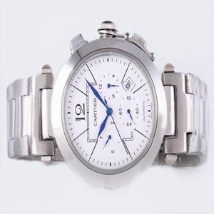 Cartier Pasha de Cartier W31085M7 Mens Stainless Steel Bezel Automatic Watch