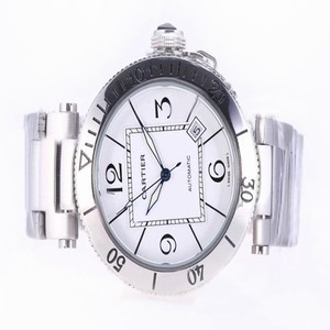 Cartier Pasha de Cartier W3140002 Round Stainless Steel Case Mens Watch