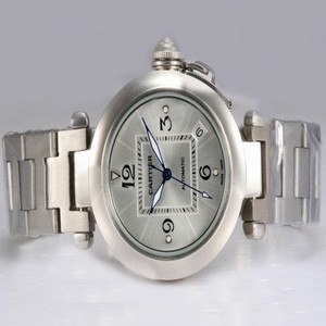 Cartier Pasha de Cartier W3140007 Automatic Grey Dial Round Watch