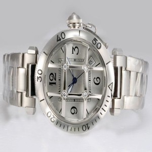 Cartier Pasha de Cartier WJ11934G Stainless Steel Case Mens Round Watch