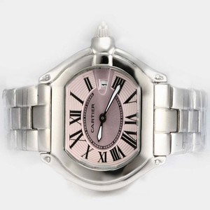 Cartier Roadster W62017V3 Womens Square Stainless Steel Case Watch