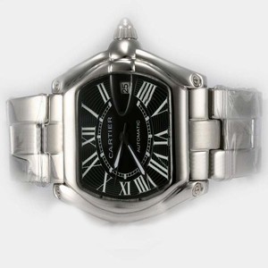 Cartier Roadster w62041v3 36x45mm Black Dial Automatic Watch