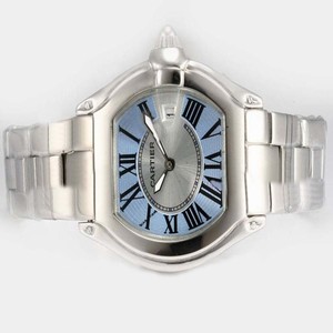 Cartier Roadster W6206007 Stainless Steel Bezel Womens Stainless Steel Case Watch