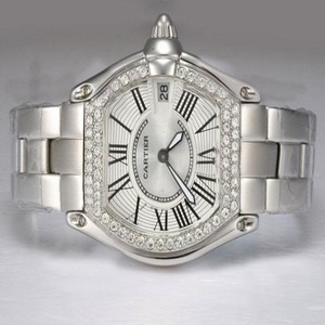 Cartier Roadster wE5002x2 33x37mm Stainless Steel Case Mens Watch