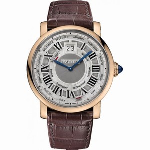 Cartier Rotonde de Cartier Annual Calendar Complication 18 kt Rose Gold Men's Watch W1580001