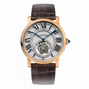 Cartier Rotonde de Cartier Flying Tourbillon 18 kt Rose Gold Men's Watch W1556215