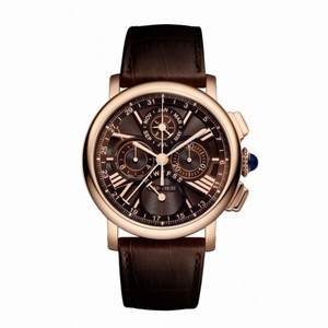 Cartier Rotonde de Cartier Manual Wind Perpetual Calendar 18 kt Rose Gold Men's Watch W1556225
