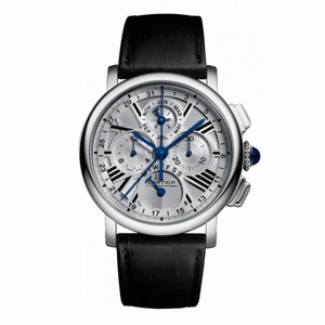 Cartier Rotonde de Cartier Perpetual Calendar Chronograph 18 kt White Gold Men's Watch W1556226