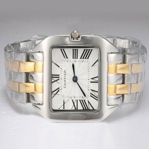 Cartier Santos 100 w200737g White Dial Automatic Square Watch