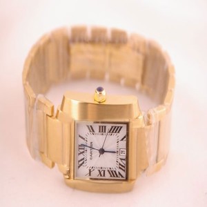 Cartier Santos 100 w25063x9 Womens Stainless Steel Case 33x47mm Watch