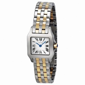 Cartier Santos Demoiselle 18kt Yellow Gold and Steel Ladies Watch W25066Z6