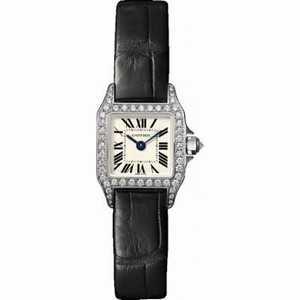 Cartier Santos Demoiselle Silver Dial Ladies Watch WF902005