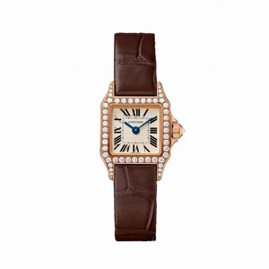 Cartier Santos Demoiselle Silver Dial Ladies Watch WF902006