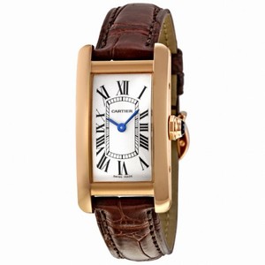 Cartier Tank Americaine 18kt Rose Gold Ladies Watch W2607456