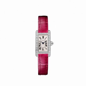 Cartier Tank Americaine Silver Dial Ladies Watch WB710015